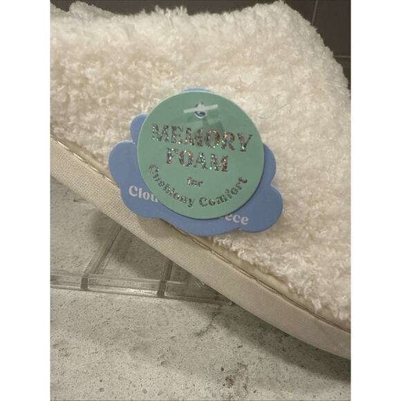 PUG Ladies SMALL 5/6 Memory Foam Hood Back Slippers House Shoes Faux Fur Lining - Picture 3 of 6